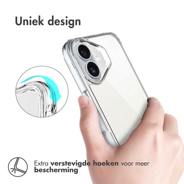 imoshion Rugged Air Case Apple iPhone 16 - Transparant