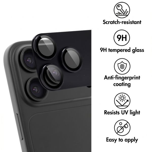 imoshion Camera Protector Glass 2-pack Apple iPhone 18 Pro / 17 Pro - Black