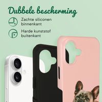 Ontwerp je eigen tough case Apple iPhone 16 - Wit