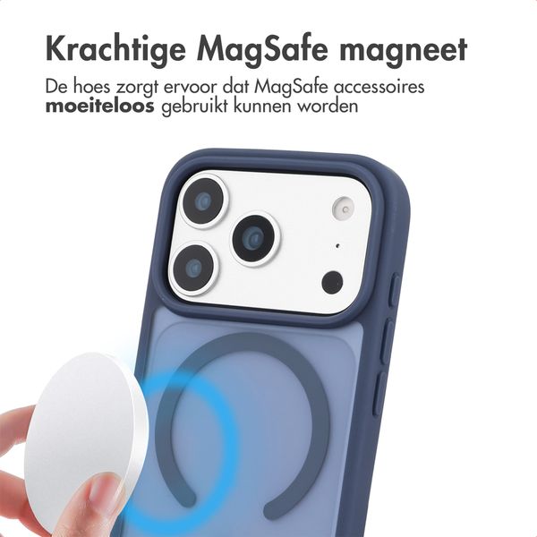 imoshion Color Guard Backcover met MagSafe Apple iPhone 17 Pro - Donkerblauw