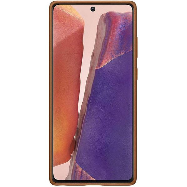 Samsung Originele Leather Backcover Galaxy Note 20 - Bruin