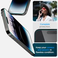 Spigen GLAStR EZ Fit Screen Protector 2 Pack + Applicator Apple iPhone 14 Pro