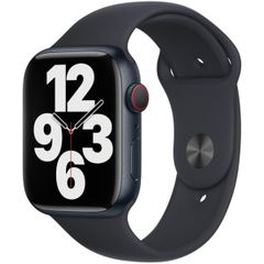 Apple Sport Band Apple Watch Series 1 t/m 9 / SE (38/40/41 mm) | Series 10 / 11 (42 mm) - Midnight