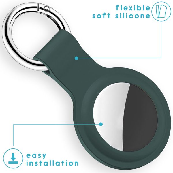 imoshion Liquid Silicone Keychain Case Apple AirTag - Groen