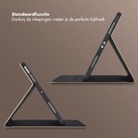 Selencia Riva Bookcase Apple iPad Air 11 inch (2025) M3 / (2024) M2 / Air 5 (2022) / Air 4 (2020) - Beige