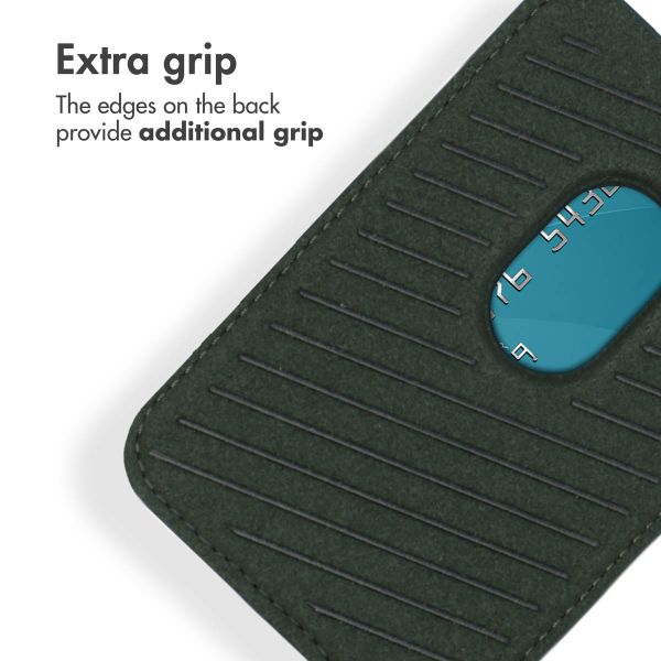 Accezz Leather Card Holder - Compatible with MagSafe and Qi2 - Cedar Green