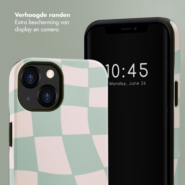 Selencia Vivid Backcover Apple iPhone 13 - Groovy Sage Green