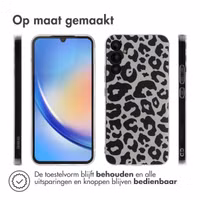 imoshion Design hoesje Samsung Galaxy A34 (5G) - Leopard Transparent