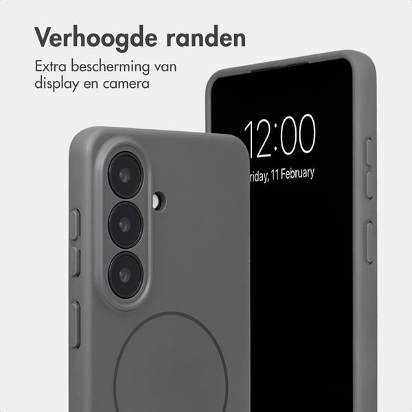 Accezz Grip Backcover met MagSafe Samsung Galaxy S26 - Grijs