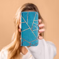 imoshion Design Softcase Bookcase Apple iPhone 13 Pro - Blue Graphic