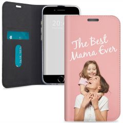 Ontwerp je eigen Compact gel bookcase hoes Apple iPhone 16e - Wit