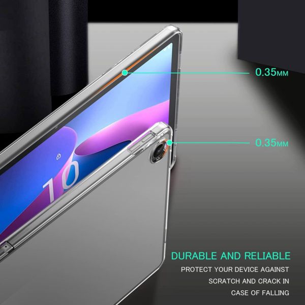 Softcase Backcover Lenovo Tab M10 Plus (3rd gen) - Transparant