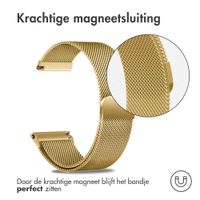 imoshion Milanees magnetisch bandje  - Universeel 24 mm aansluiting - Goud