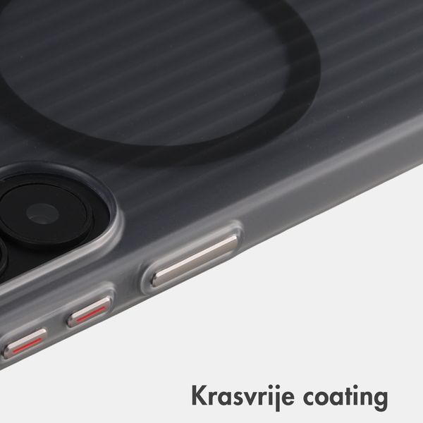 Accezz Lite Backcover met MagSafe | Fluted | Samsung Galaxy S26 - Grijs