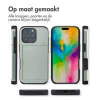 imoshion Backcover met pasjeshouder Apple iPhone 16 Pro - Groen