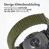imoshion QuickFit® Nylon bandje Garmin Watch | 22 mm aansluiting - Groen