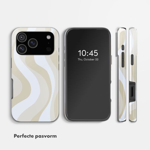 Selencia Vivid Backcover Apple iPhone 18 Pro - Desert Waves Beige