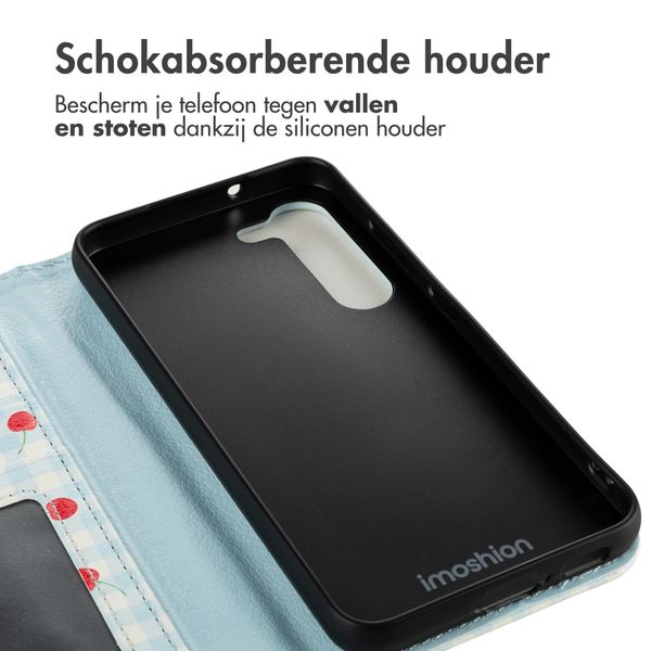 imoshion Design Bookcase Samsung Galaxy S23 - Cherry Check