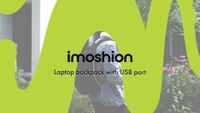 imoshion Laptop rugzak met USB-poort - Geschikt voor laptops tot 15.6 inch - Laptop rugzak heren - Zwart