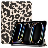 imoshion Design Trifold Bookcase Apple iPad Pro 11 (2025) M5 / (2024) M4 - Leopard