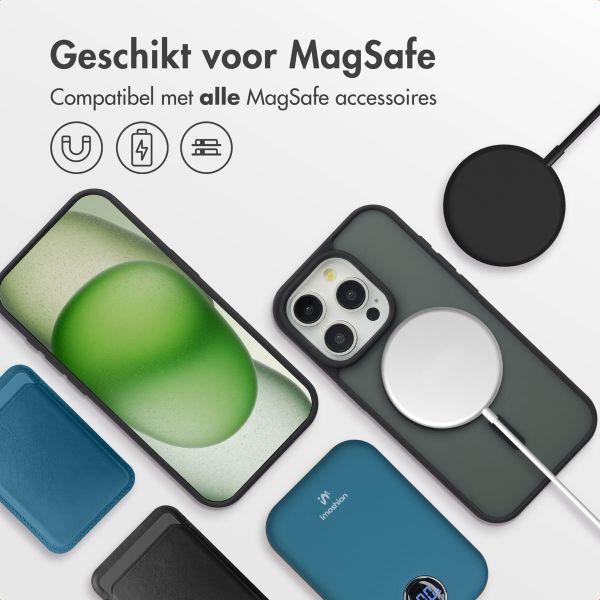 imoshion Color Guard Backcover met MagSafe Apple iPhone 15 Pro - Zwart