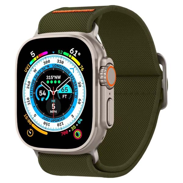 Spigen Lite Fit band Ultra Apple Watch Series 1 t/m 10 / SE / Ultra (2) (44/45/46/49 mm) - Khaki