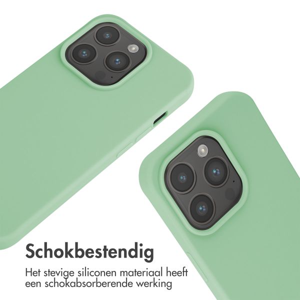 imoshion Siliconen hoesje met koord Apple iPhone 15 Pro - Groen