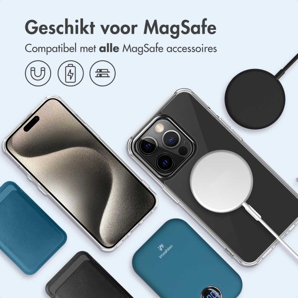 imoshion Protective Backcover met MagSafe iPhone 15 Pro Max - Transparant