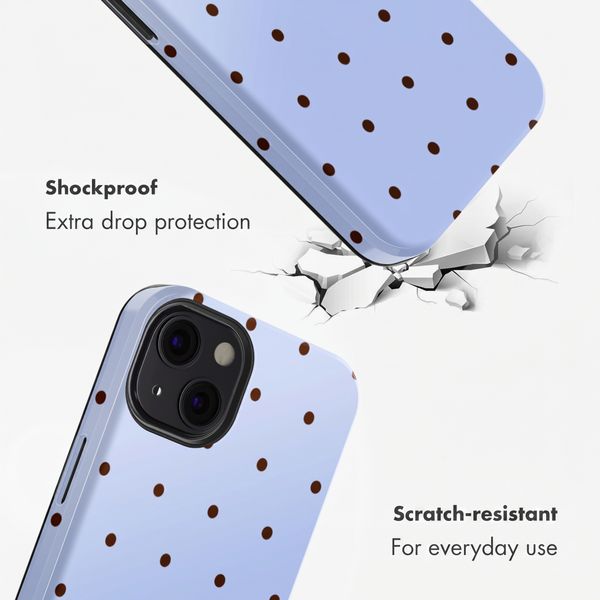 Selencia Vivid Back Cover with MagSafe Apple iPhone 13 - Happy Dots Digital Sky
