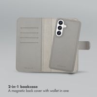 Selencia Olyn Detachable Bookcase with MagSafe Samsung Galaxy S26 Plus - Grey