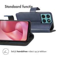 imoshion Luxe Bookcase Motorola Moto G57 Power - Donkerblauw