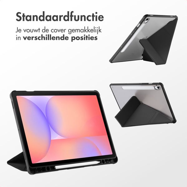 imoshion Origami Bookcase Samsung Galaxy Tab S9 11.0 inch / S10 Lite / S10 FE / S9 FE 10.9 inch - Zwart