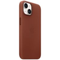 Apple Leather Backcover MagSafe iPhone 14 - Umber