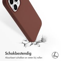 Accezz Liquid Silicone Backcover met MagSafe Apple iPhone 15 Pro - New Tea Brown