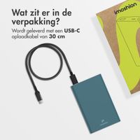 imoshion Ultra Series Aluminium Powerbank 10.000 mAh - Quick Charge en Power Delivery - Petrol Green