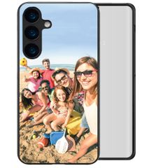 Ontwerp je eigen Samsung Galaxy S25 hardcase hoesje - Zwart