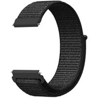 imoshion Nylon bandje Samsung Galaxy Watch 4 / 5 / 6 / 7 / FE (20 mm) - Zwart