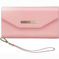 iDeal of Sweden Mayfair Clutch Velvet iPhone Xs / X - Roze