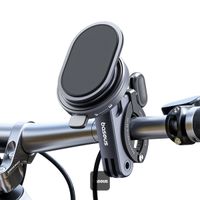 Baseus PrimeTrip 2-in-1 Telefoonhouder fiets/motor/scooter - Ring Stand - Magnetisch - Universeel - Cosmic Black