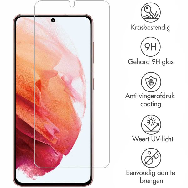 Accezz Gehard Glas Screenprotector 2-pack Samsung Galaxy S21