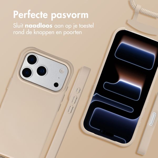 imoshion Color Backcover met afneembaar koord met MagSafe Apple iPhone 17 Pro - Nude