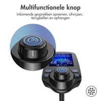 imoshion FM Transmitter met scherm, USB-C poort & Quick Charge - Zwart