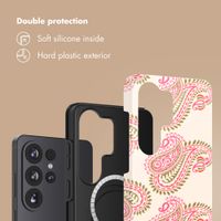 Selencia Vivid Back Cover with MagSafe Samsung Galaxy S26 Ultra - Paisley Blush