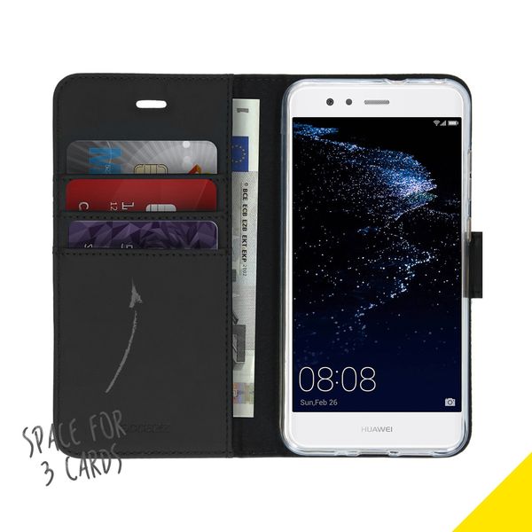 Accezz Wallet Softcase Bookcase Huawei P10 Lite - Zwart