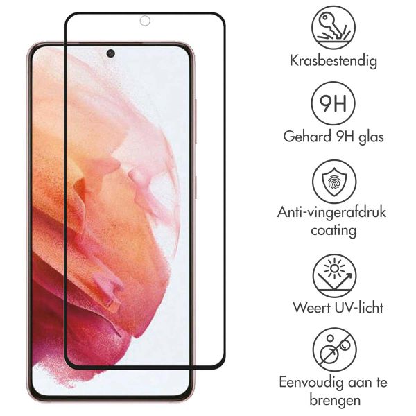 Accezz Gehard Glas Full Cover Screenprotector Samsung Galaxy S21
