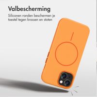 imoshion Color Backcover met Thin MagSafe Ring Apple iPhone 15 - Oranje