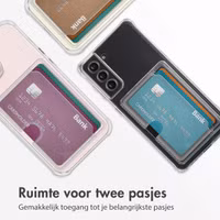 imoshion Softcase Backcover met pasjeshouder Samsung Galaxy S21 - Transparant