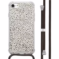 imoshion Design hoesje met koord Apple iPhone SE (2022 / 2020) / 8 / 7 - Desert Dots