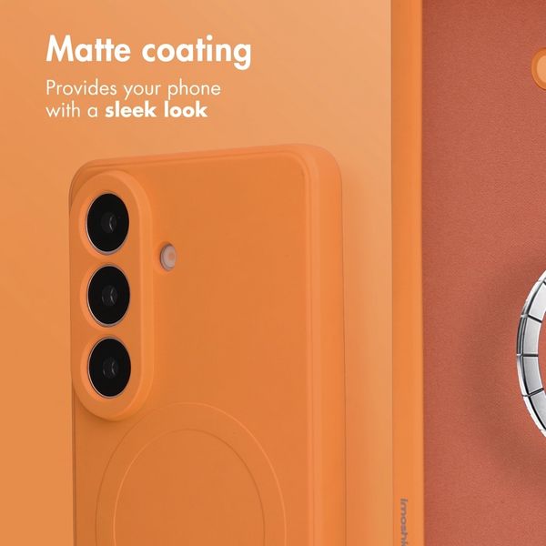 imoshion Colour Back Cover with MagSafe Samsung Galaxy S26 Plus - Orange