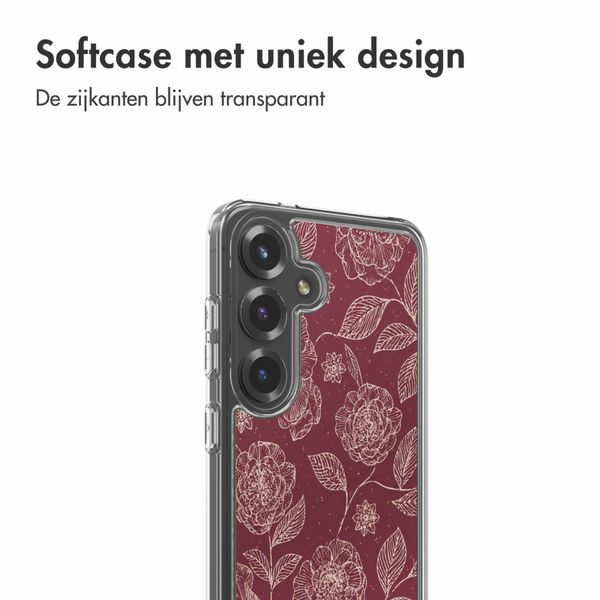 imoshion Design hoesje Samsung Galaxy S25 - Deep Rose